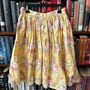 Handmade Vintage Floral Skirt